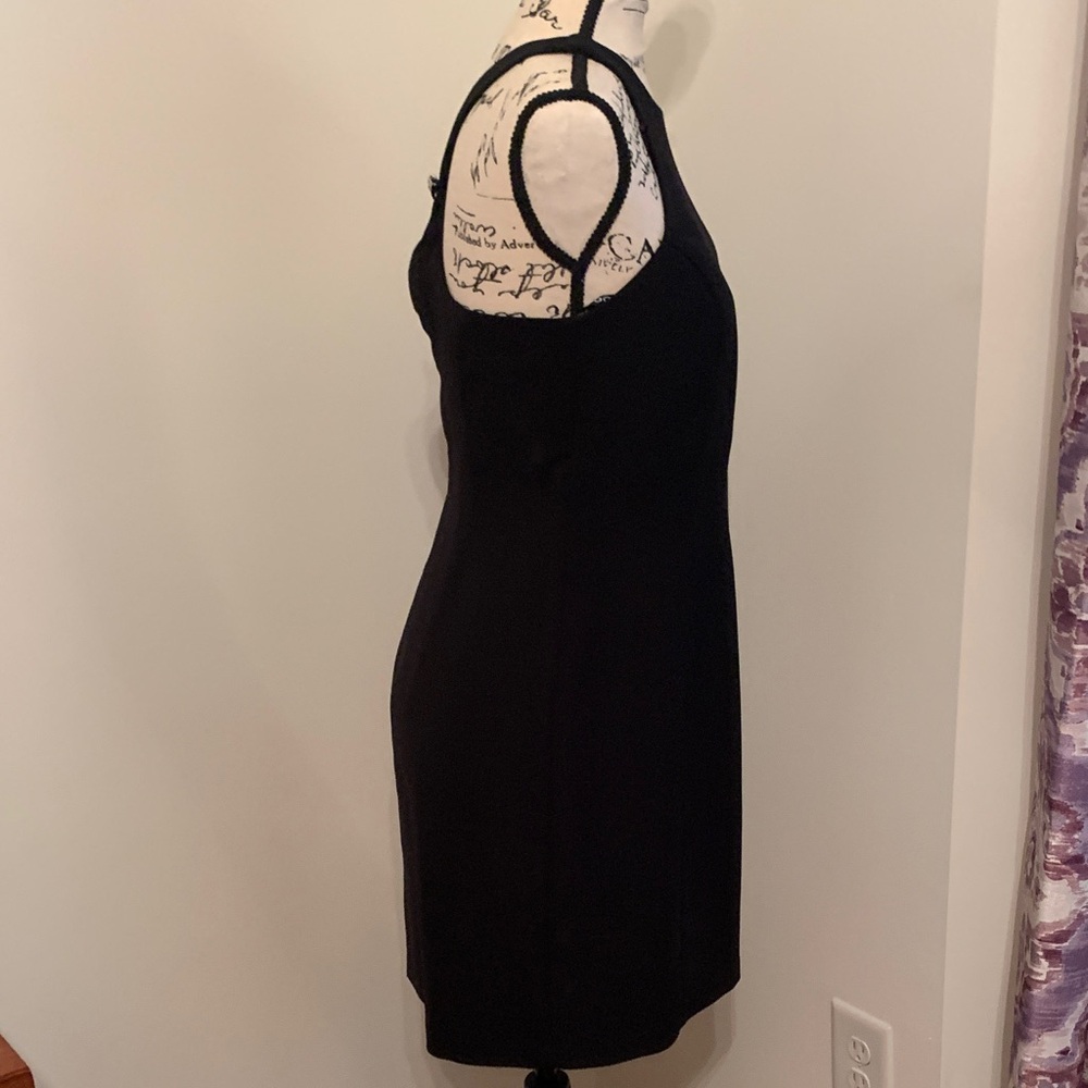 Vintage CDC Petites Classic Cocktail Mini Dress (Black) - Picture 5 of 14